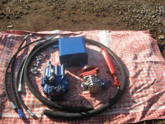 DIY hydraulics for a walk-behind tractor