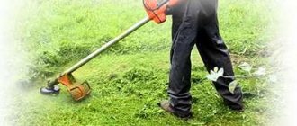 How to mow with an electric trimmer