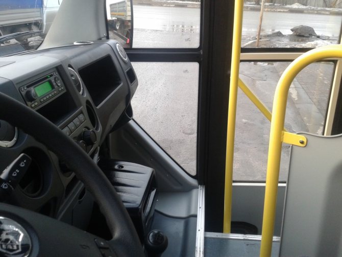 passenger bus gazelle next - Driver&#39;s seat